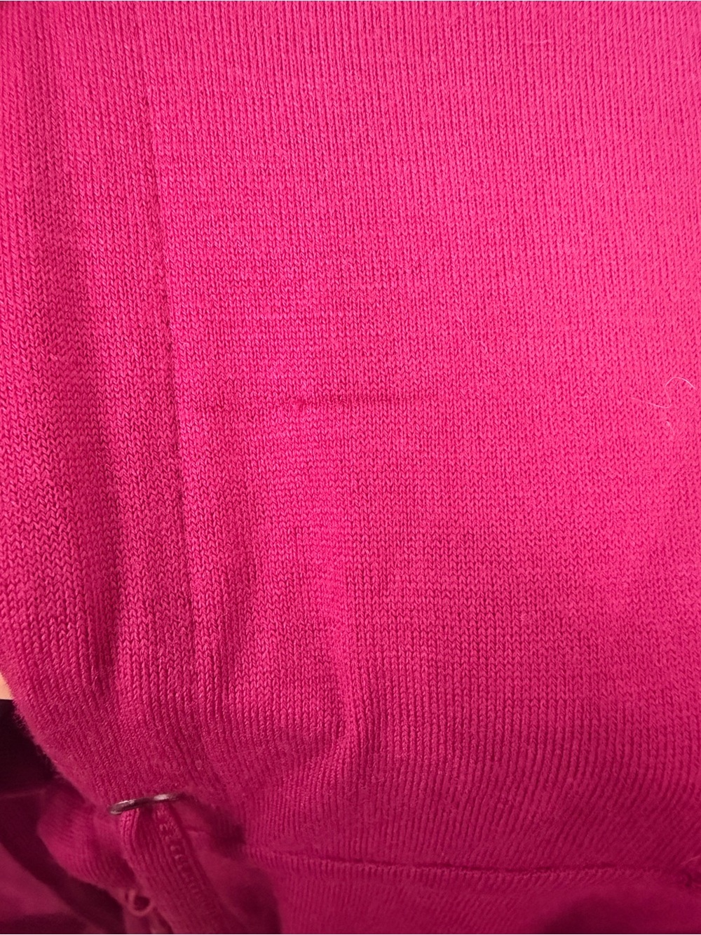 Woolx Ryann Merino Wool Hoodie Long Sleeve Sweater Magenta Size Large - Picture 3 of 7